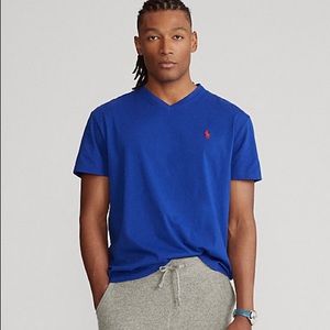 BNWT Men’s Blue Polo V Neck Tee